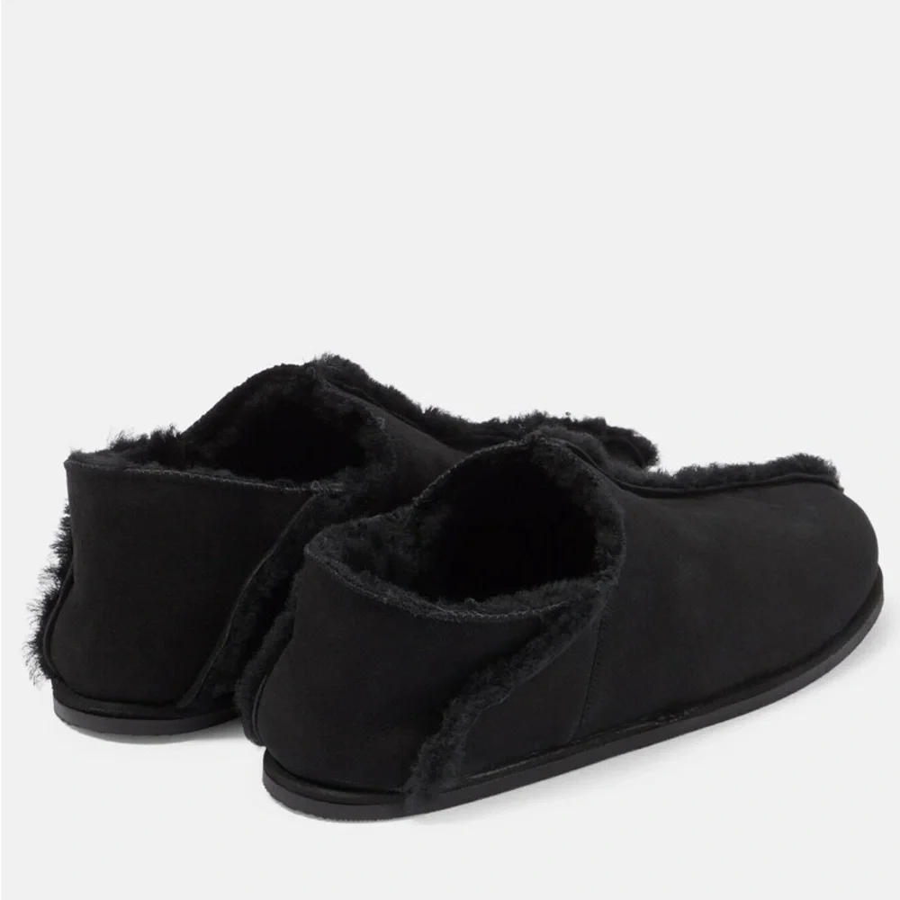 The Row Ravy Shearling Flats - Picture 3 of 5